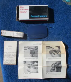995037 Gm 1976 1978 Regal Monte Carlo Cutlass Grand Prix Right Mirror Glass Nos