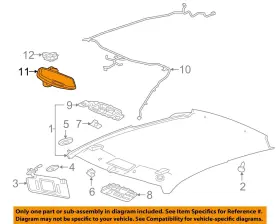 23408299 Gm Oem 2014-2019 Corvette C7 Tilt Inside Rear View Mirror New #