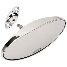 9108713 Hagan Street Rods Fattie Oval Rear-view Mirror Assembly Kit With Base