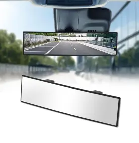 Hr0301 Hmmtyrack Rear View Mirror Chrome Anti-glare Panoramic Mirrors Universal