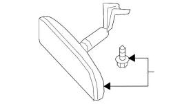 76400-thr-a42 Honda Genuine Interior Rear View Mirror