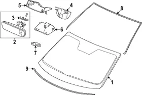 76405-t90-a01 Honda Genuine Spring Stay