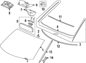 76405-tya-a01 Honda Genuine Mirror Inside Retainer Spring