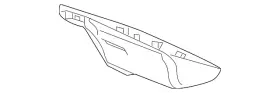 76415-tg7-a21 Honda Genuine Interior Rear View Mirror Cover