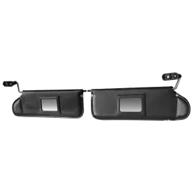 Hooke Road Mmr.10093 For Jeep Wrangler Tj 2003-2006 Sun Visor Pvc Leather Built-in Mirror