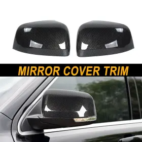 Cca2025121205 Hthe Carbon Fiber Rear-view Mirror Cover Trim For Jeep Grand Cherokee/durango 11