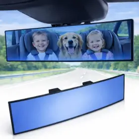 300mm-fbl-ama-p1 Icbeamer 11.8 Inch Clip On Rear View Mirror Wide Angle Hd Anti Glare Universal Fit
