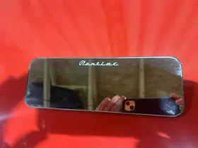 Inl14579 Inline Tube 1955-88 Pontiac Gto Lemans Tempest Trans Am Clip On Style Sun Visor Mirror Oem