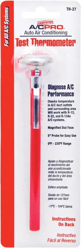Th-27 Interdynamics Certified A/c Pro Car Air Conditioner Test Single Unit White