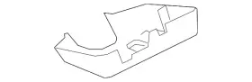 T2h36544 Jaguar Genuine Interior Rear View Mirror Cover
