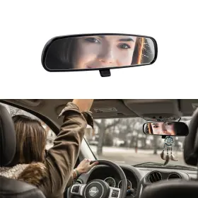 8201010-jp Jingea Jeep Rear View Mirror Replacement For 1987-2017 Wrangler Cherokee Compass