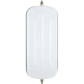 Rh072w K-source Replacement West Coast Mirror Head Ribbed Back White Stainless S