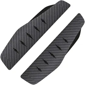 Kewayo 007468638944 2 Pcs Car Mirror Rain Shield Carbon Fiber Texture Rear View Side