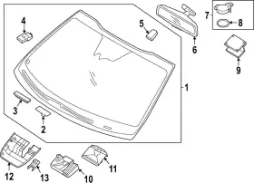 96030-dw010 Kia Genuine Sensor Protector