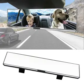 Ib-ql4q-wzef Kitbest Rear View Mirror 300mm Wide Angle Rearview Clip On Car Origina