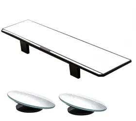 K1-ykvb-d01l Kitbest Rear View Mirror Interior Clip On Panoramic Rearview To Reduce