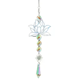 Lcwljl 766045808413 Colorful Crystal Car Mirror Hanging Accessories Charm Rear View Ha