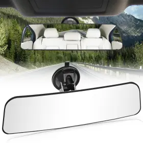 Bt828-tx Lecamebor Universal Hd Antiglare Adjustable Car Rear View Mirror With Suction Cup