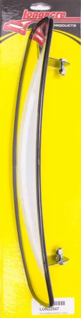 52-22547 Longacre Racing Products 17in Mirror With Tabs