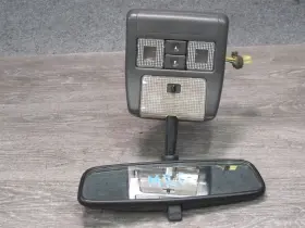 1158-208 Mazda 86-88 Rx7 Coupe Interior Rear View Mirror W Dome Reading Light Lamp Oem