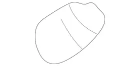 Bc1c-69-240 Mazda Genuine Mirror Inside Base