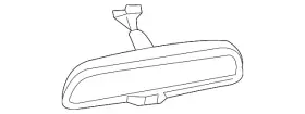 D09w-69-220 Mazda Oem New 2016-2019 6 Cx3 Cx5 Cx9 Mirror Inside Front Rear View
