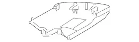 Grf5-67-z31a Mazda Genuine Interior Rear View Mirror Cover