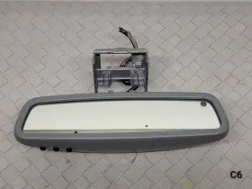 1408110031 Mercedes 96-99 S Class Rearview Mirror Homelink S500 S600 S320 S420 Grey Oem