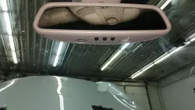 267.mb1211 Mercedes Int Rr View Mirror For 2011 Ml-class Assy Autodim Comp Temp Gdo