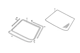 002-987-77-25 Mercedes-benz Genuine Cover Section