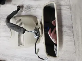 026930 Mercedes-benz 2012 E550 Coupe Interior Rear View Mirror With Gdo Auto Dimming Beige 205a
