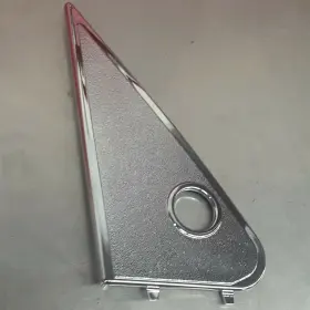 1237250711 Mercedes-benz W123 Chrome Driver Left Sideview Mirror Cover Plate 240 300 D T