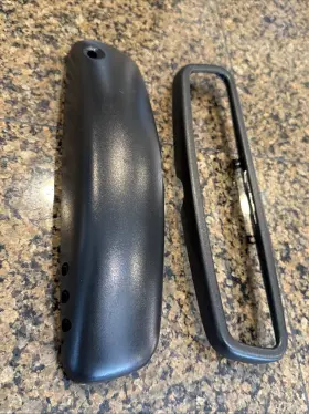 1298110635 Mercedes-benz 97-00 R129 Sl500 Sl600 Interior Rear View Inside Mirror Trim Oem Black