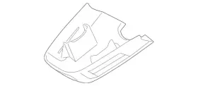 205-821-04-00-9051 Mercedes-benz Genuine Cover Rain Light Sensor