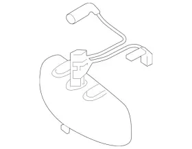 213-810-14-01-1b88 Mercedes-benz Genuine Interior Rear View Mirror