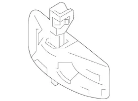 213-810-14-01-7h52 Mercedes-benz Genuine Mirror Inside - Gray
