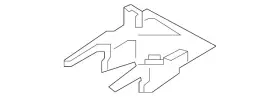 213-811-02-00-8t92 Mercedes-benz Genuine Mirror Base Cover
