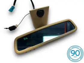 2208100111 Mercedes-benz 00-06 W220 S500 S430 S55 Amg Overhead Inner Rear View Mirror Beige Oem
