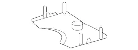 221-811-00-71-8k67 Mercedes-benz Genuine Interior Rear View Mirror Cover