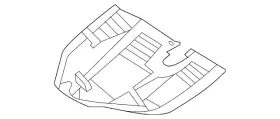 223-821-87-00-9051 Mercedes-benz Genuine Cover
