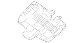 253-821-11-00-9051 Mercedes-benz Genuine Cover Rain Light Sensor
