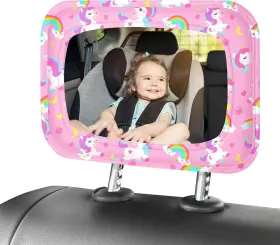 Eb003902 Mhjy #mh-fba Baby Car Mirror Shatterproof Seat For Rear Facing Pink