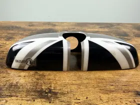 51162353711 Mini Genuine Cooper Rear View Mirror Cover Black Jack Union