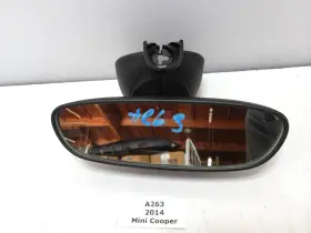 51169285371 Mini 14-19 Oem Cooper F56 Interior Rear View Mirror Black With Trim