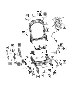 06512936aa Mopar Genuine Pan Head Screw