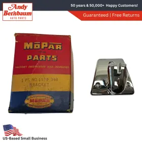 1579348 Mopar 1955-1956 Dodge Royal Inside Rear View Mirror Support Chrome Bracket Nos