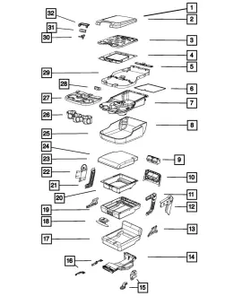 68050607aa Mopar Genuine Mounting Bracket Front