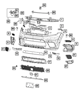 68309583ab Mopar Genuine Mounting Bracket