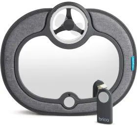 61360 Munchkin Brica Breeze Baby In-sight Fan Car 1 Count Grey Remote New
