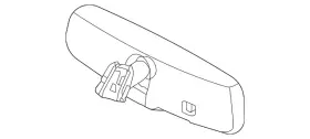 96321-zb00b Nissan Genuine Mirror Inside